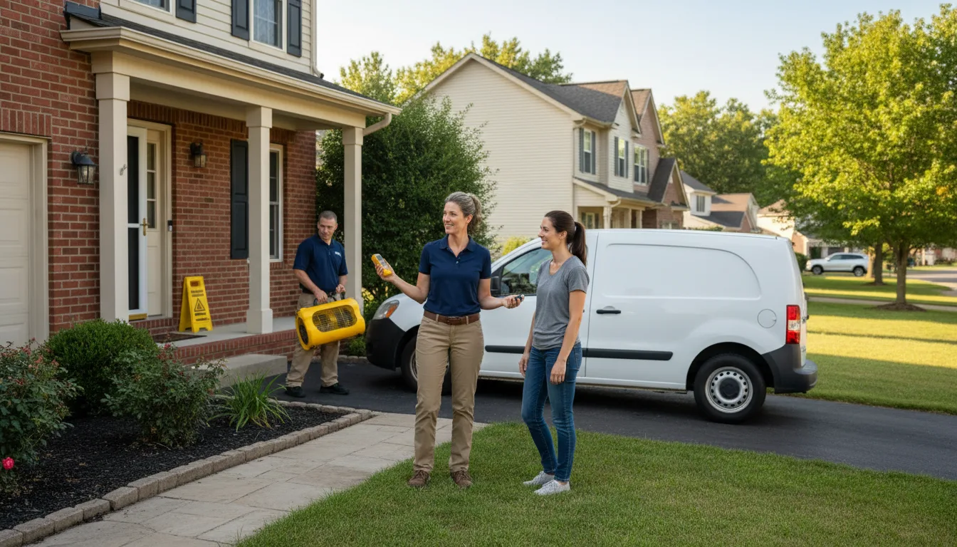 Water restoration image for Flood Water Cleanup, Removal And Restoration Services in Waynesville, OH